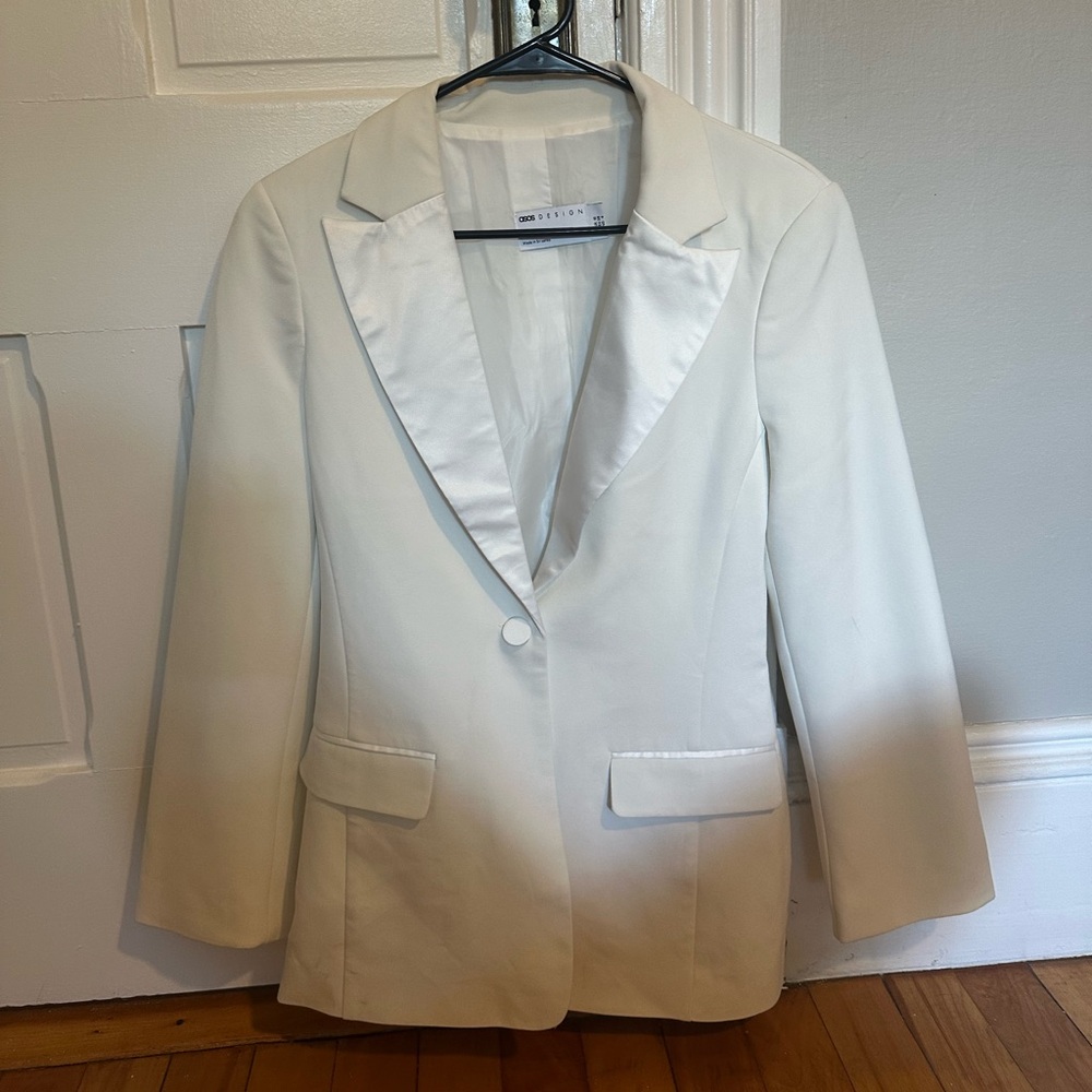 ASOS white blazer US 6
